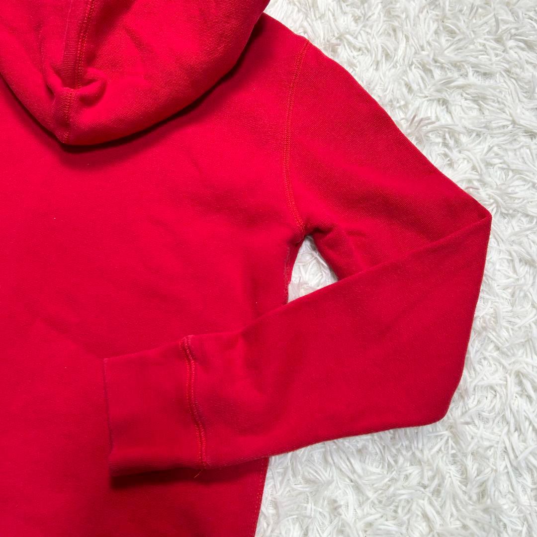 美品 ポロラルフローレン ジップアップパーカー ポニー 赤 レッド 黒 M相当