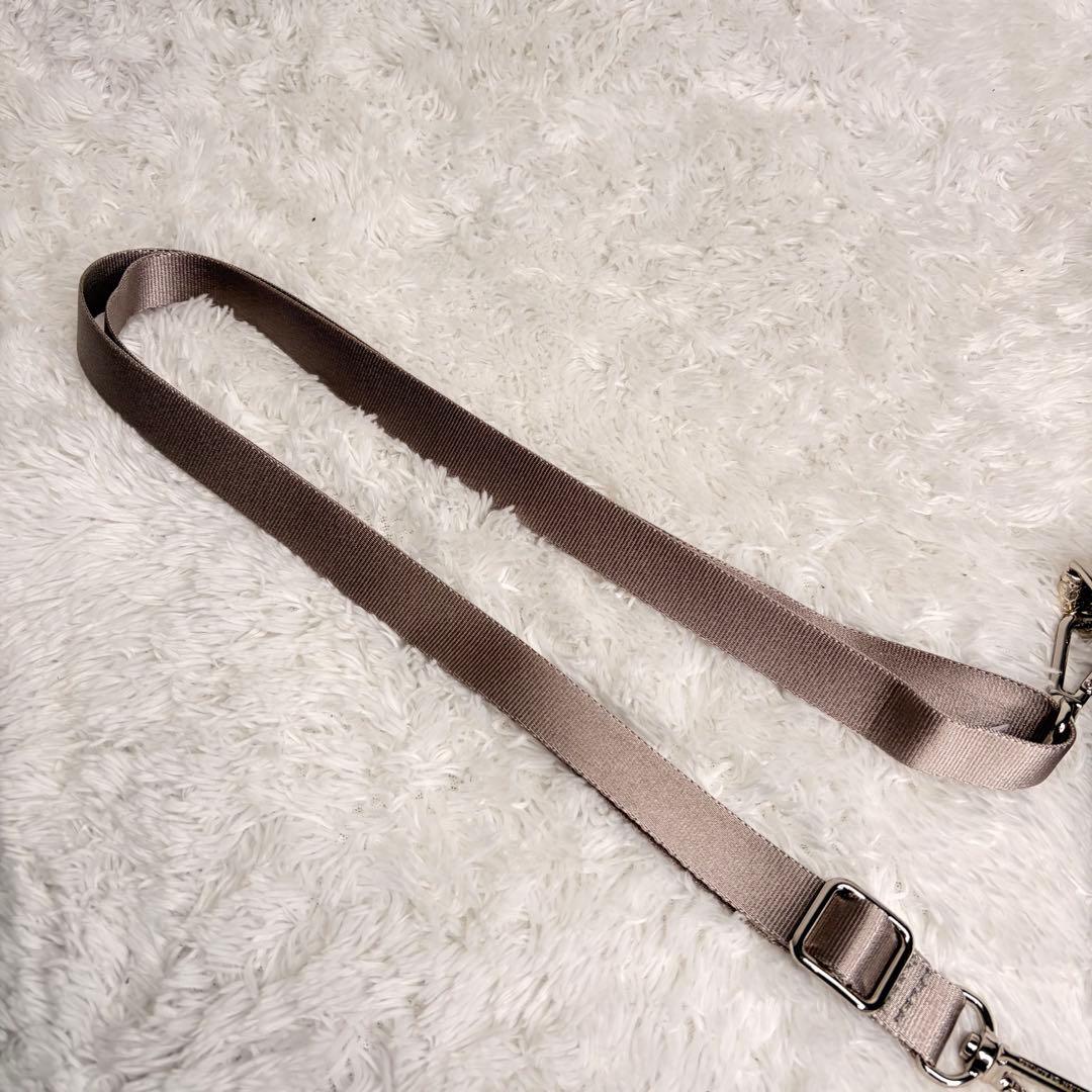 極美品✨サロンドアルファード スマイリーフェイス　ショルダーゴールド　レザー