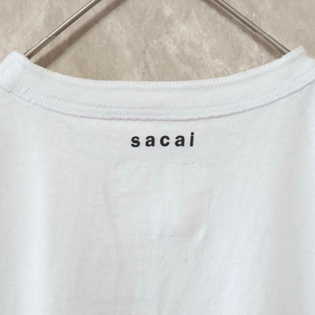 トップス sacai  Einstein wise words tshirt