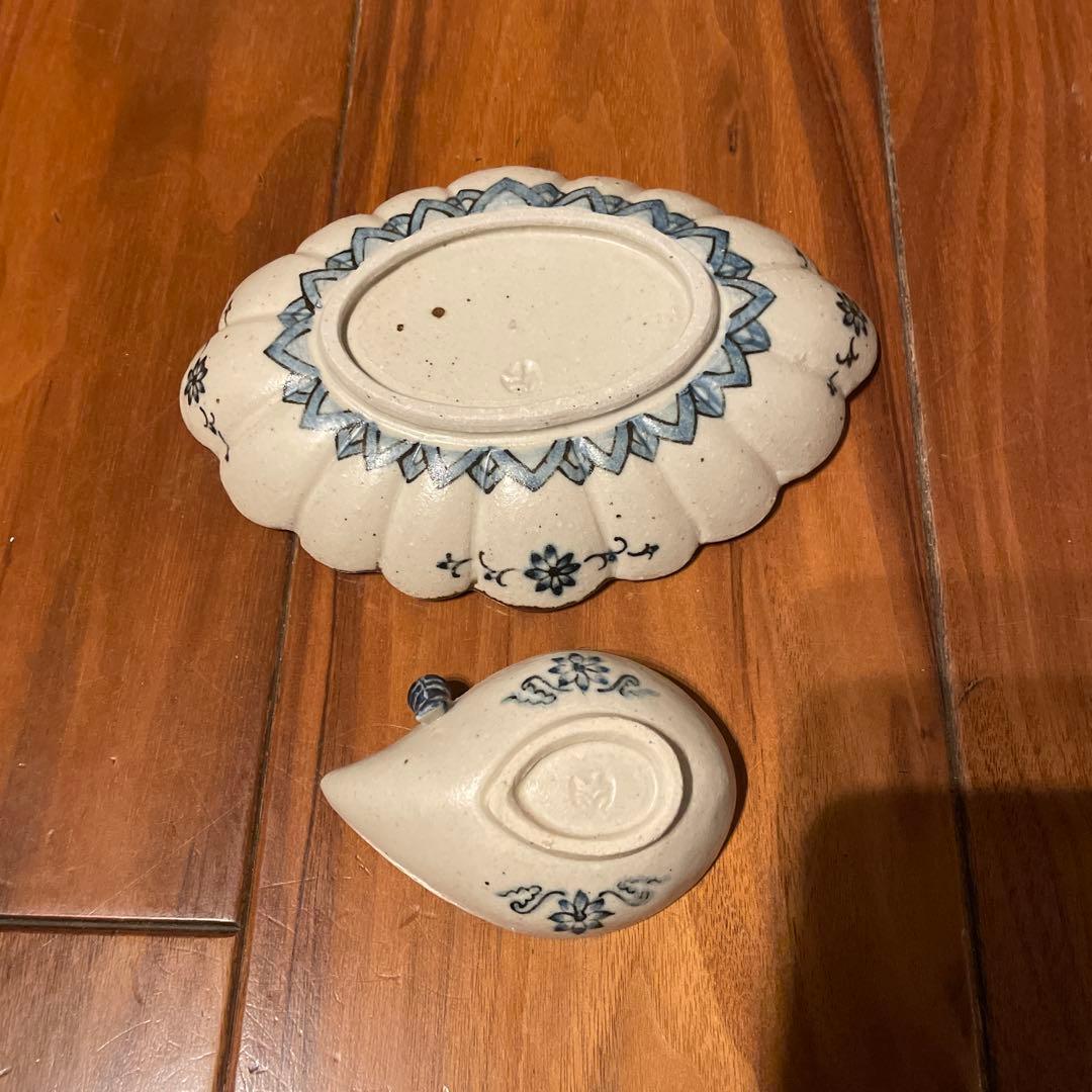 中西申幸　鳥遊戯画　チュン　小鉢と向付けセット　大人気シリーズ