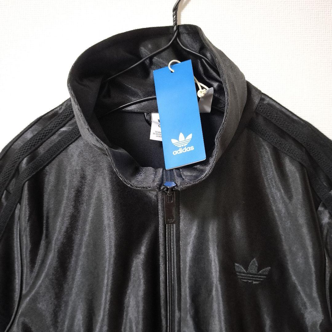 新品 アディダス 黒 フィッティド トラックジャケット ファイヤーバードジャージ