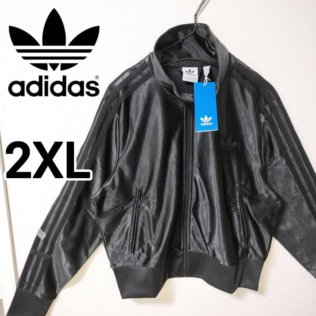 新品 アディダス 黒 フィッティド トラックジャケット ファイヤーバードジャージ