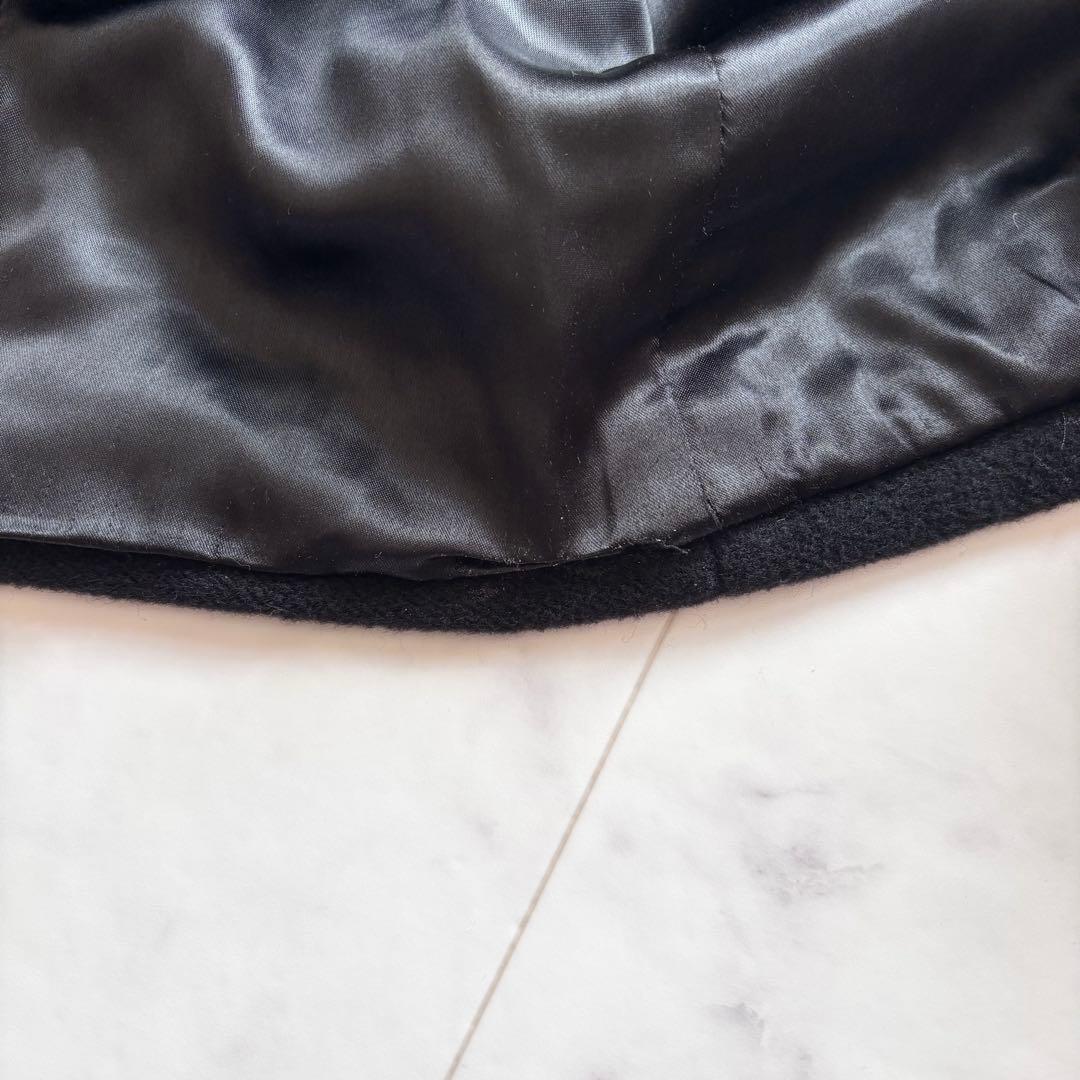 MARELLA マキシ丈　ダブル　ロングコート　カシミヤ混　イタリア製　黒