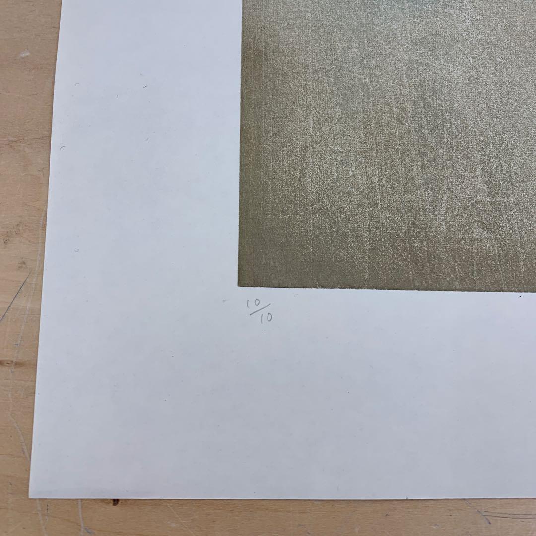 鈴木敦子「花占い」限定10 木版画