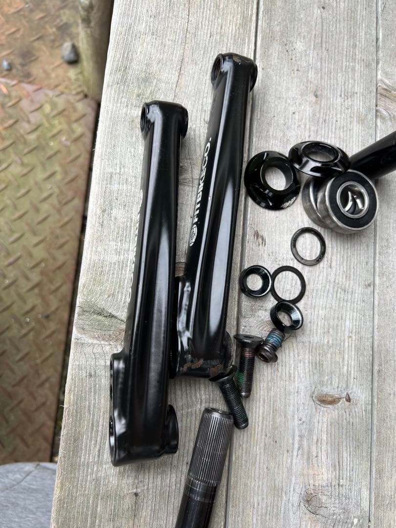 BMX クランクFIT 19MM CRANKS 175mm Set mid BB