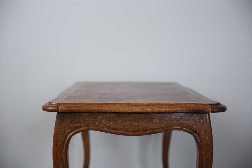 フランスアンティーク猫脚コーヒーテーブル/センターテーブル机/飾り棚90-130