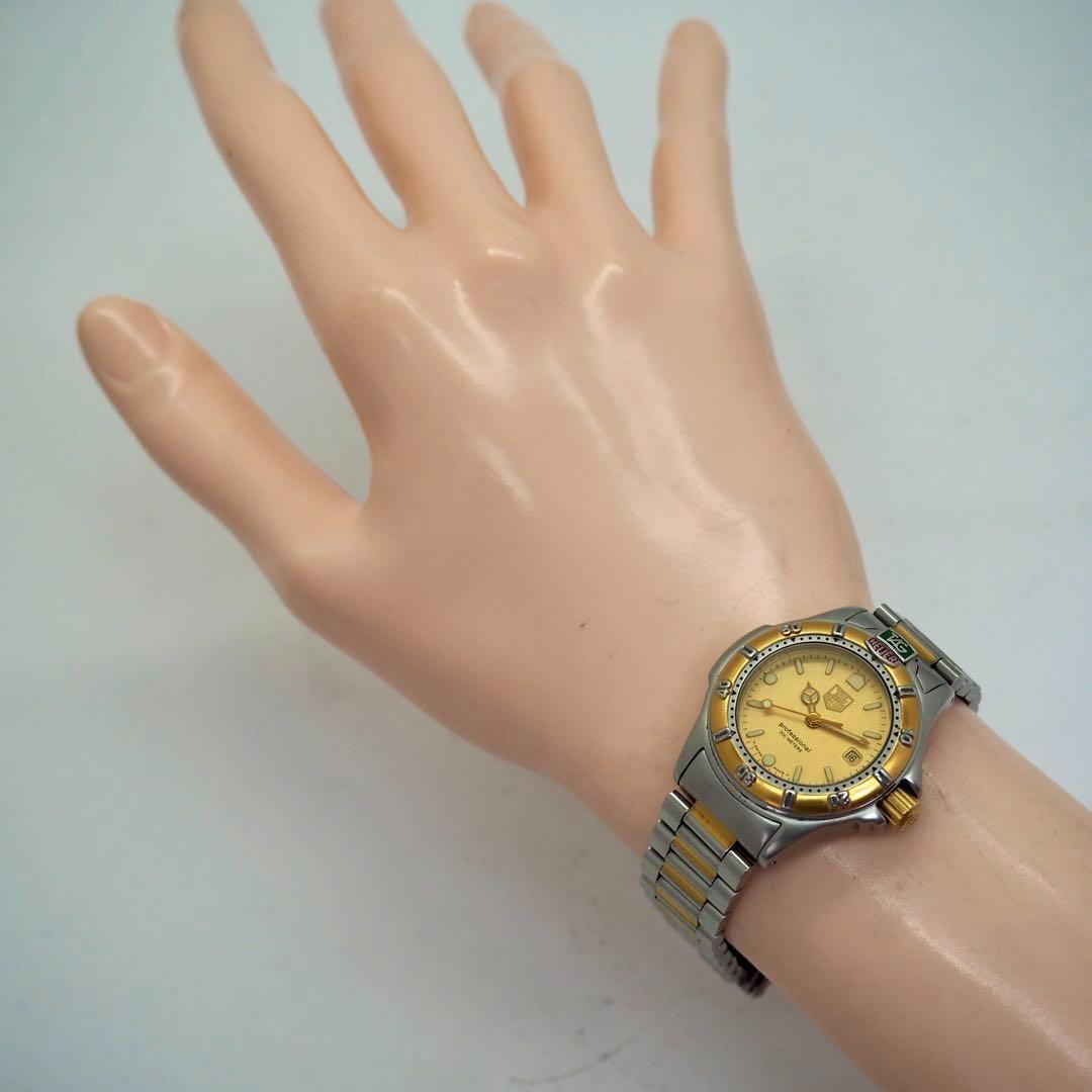 135【美品】タグホイヤー　レディース　時計　プロフェッショナル200 ゴールド