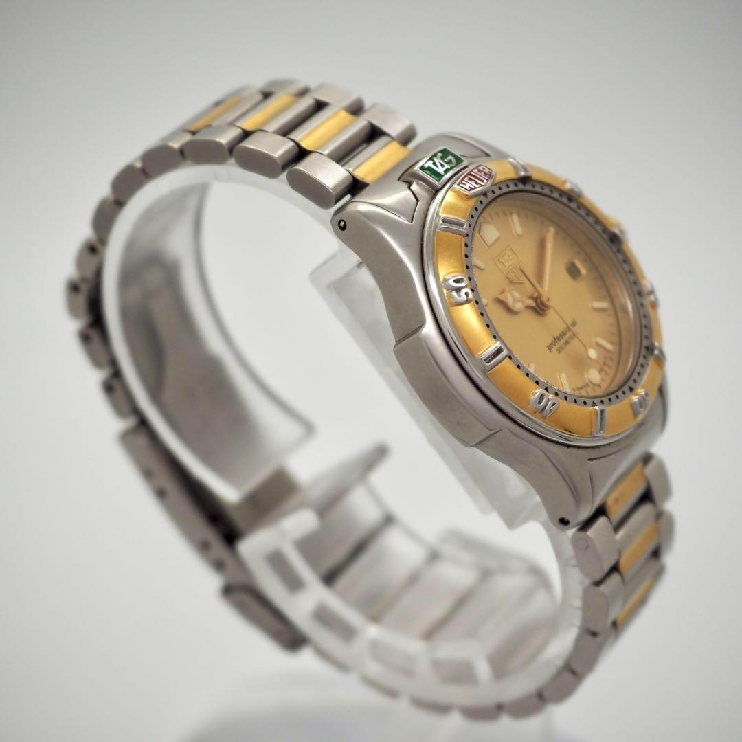 135【美品】タグホイヤー　レディース　時計　プロフェッショナル200 ゴールド