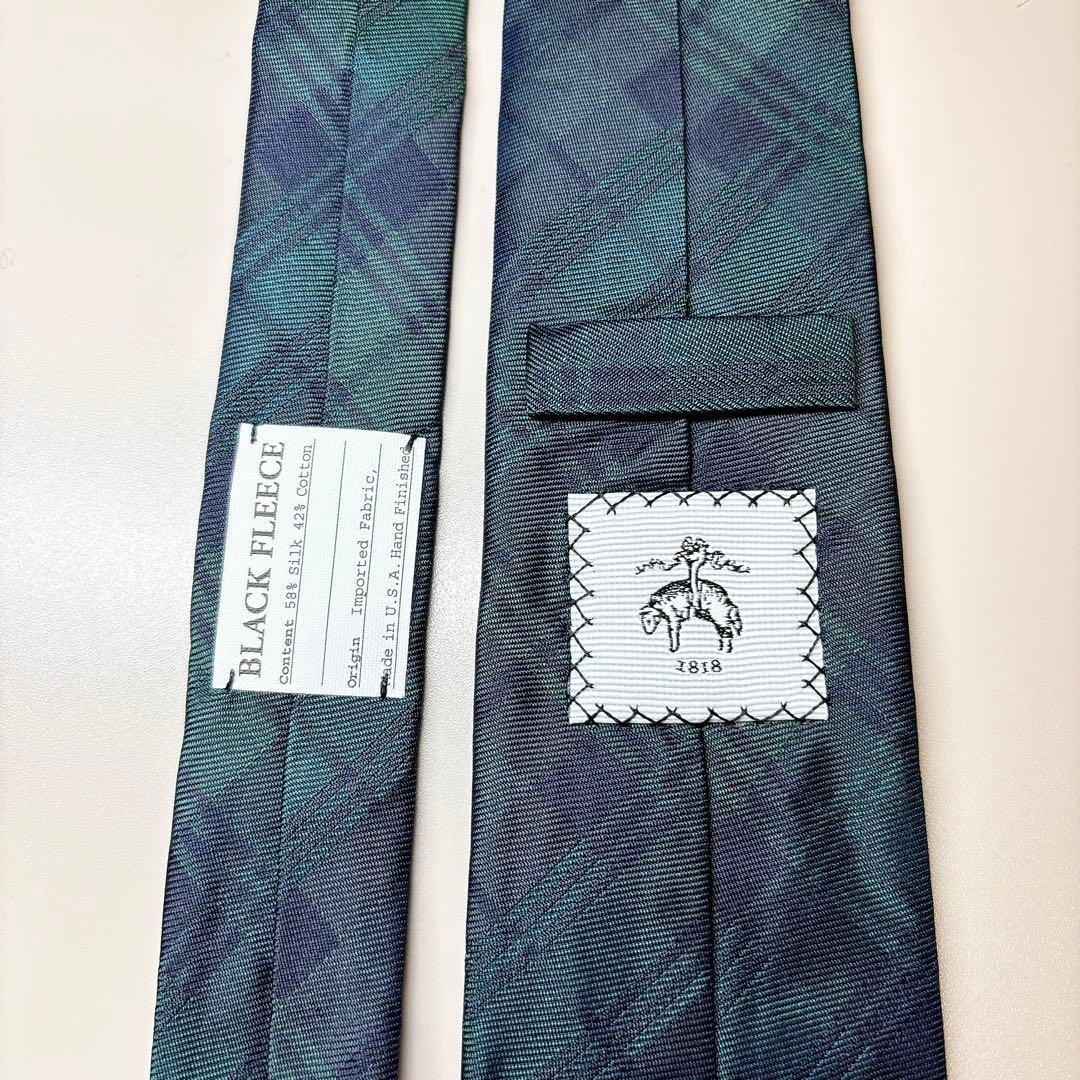 未使用 Black Fleece トムブラウン期 ブラックウォッチ柄タイ