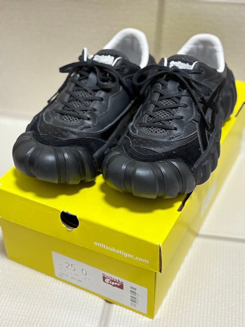 【箱あり】オニツカタイガー　デンティグレ　ブラック　25.0cm