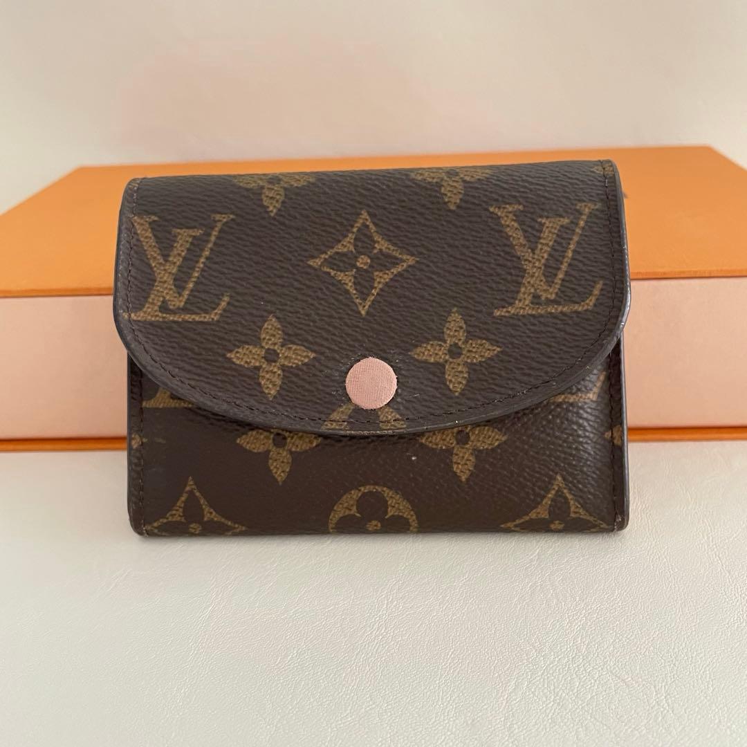 極美品　ルイヴィトン モノグラム　ポルトモネ　ロザリ　ケース　財布