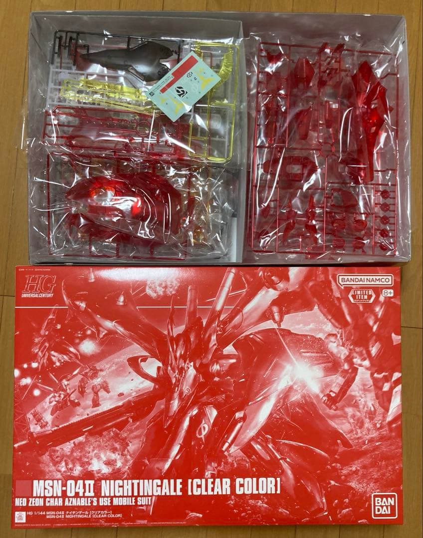 HG 1/144 ガンダムベース限定 ナイチンゲール　クリアカラー　新品未開封