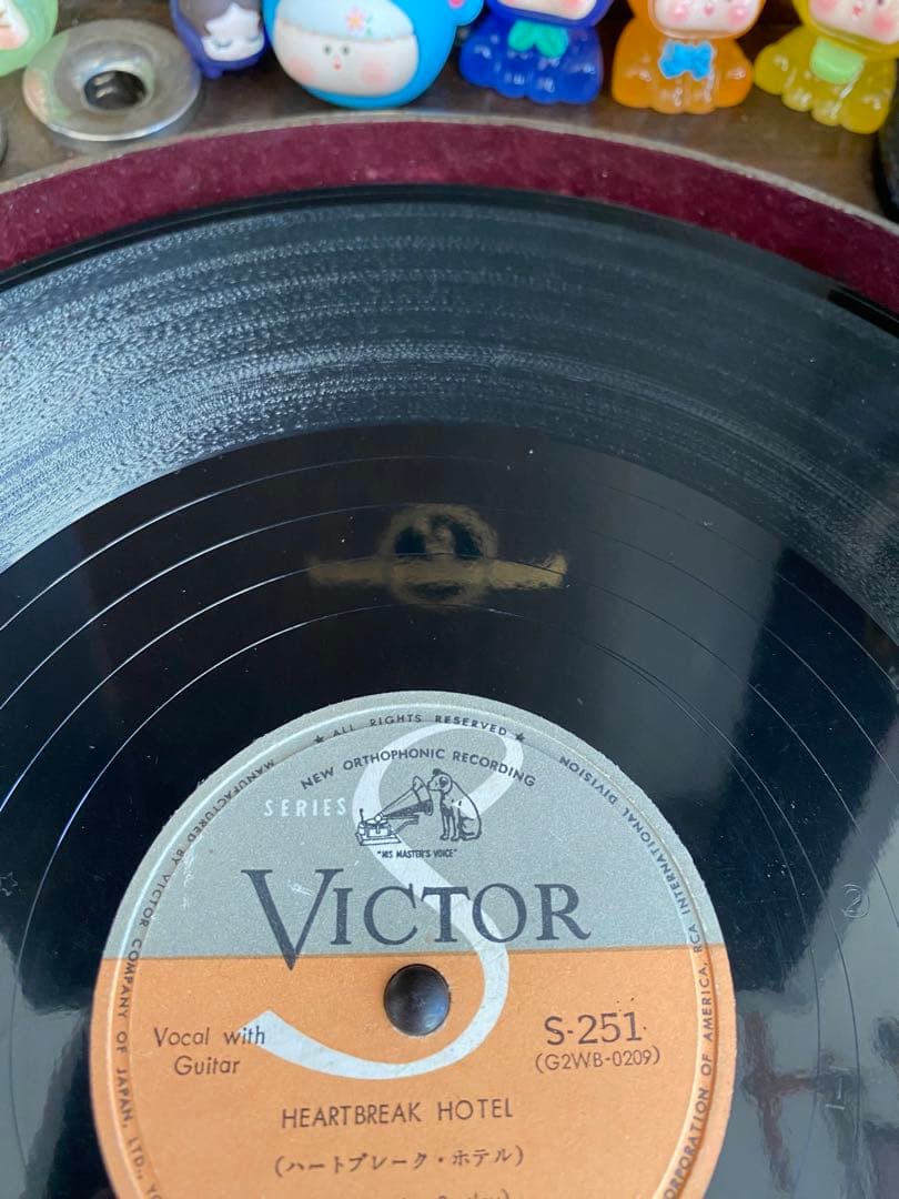 エルヴィス・プレスリー　ハートブレイクホテル　SPレコード