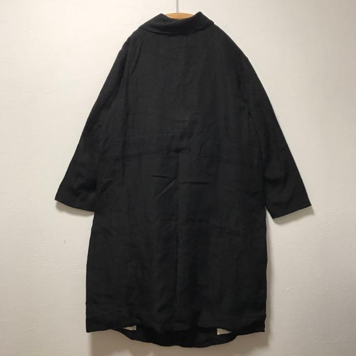 R&D.M.Co-（オールドマンズテーラー）ヘリンボーンリネンガウンコート