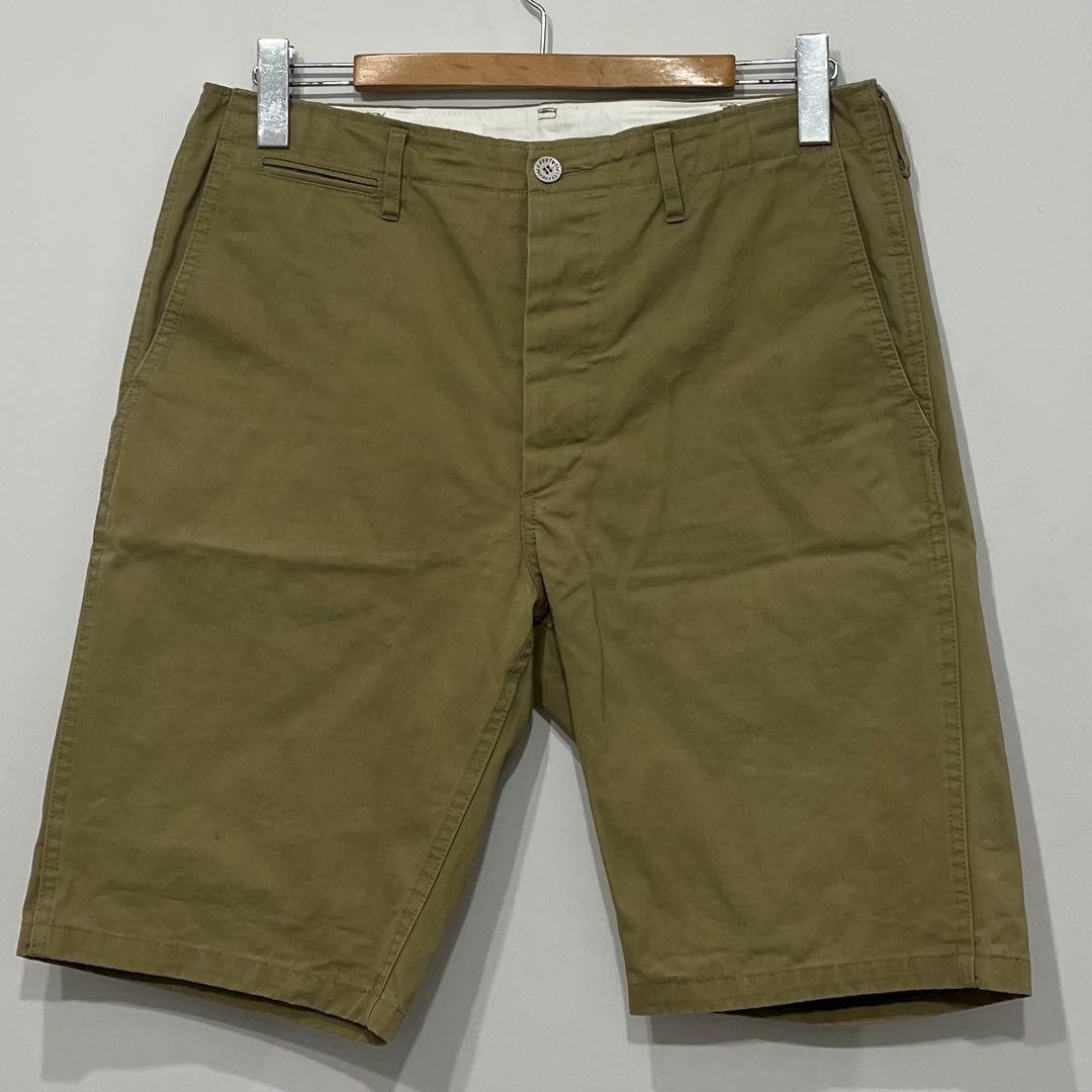 希少 visvim PEELRESS シンチバック チノショーツ パンツ L 3