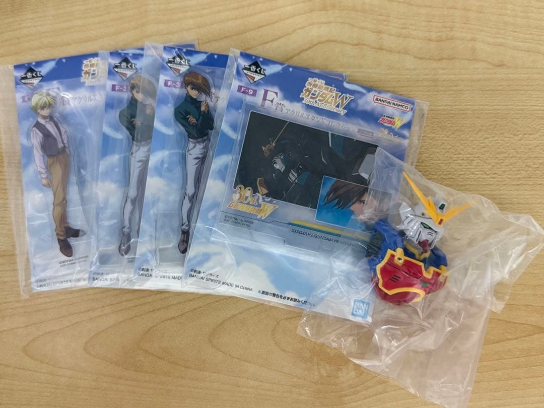 一番くじ　ガンダムW ラストワン賞 & A賞C賞 オマケ付き