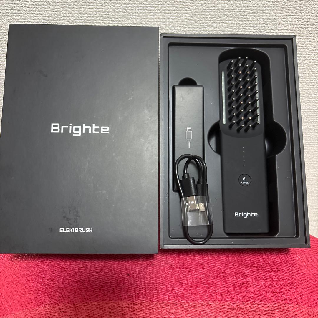 Brighte ELEKI BRUSH 美顔器 【ローション残量半分以上】付き!