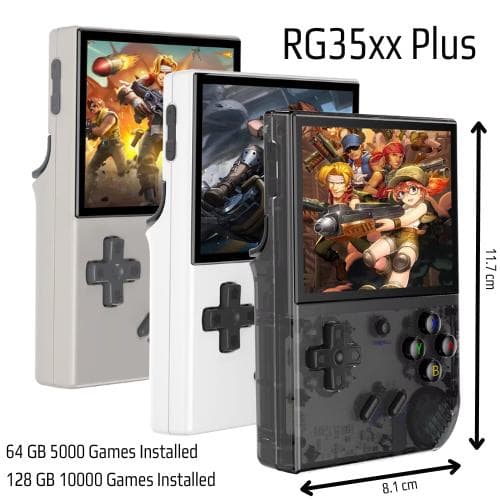 RG35XX PLUS レトロゲームコンソール | 5000+ ゲーム