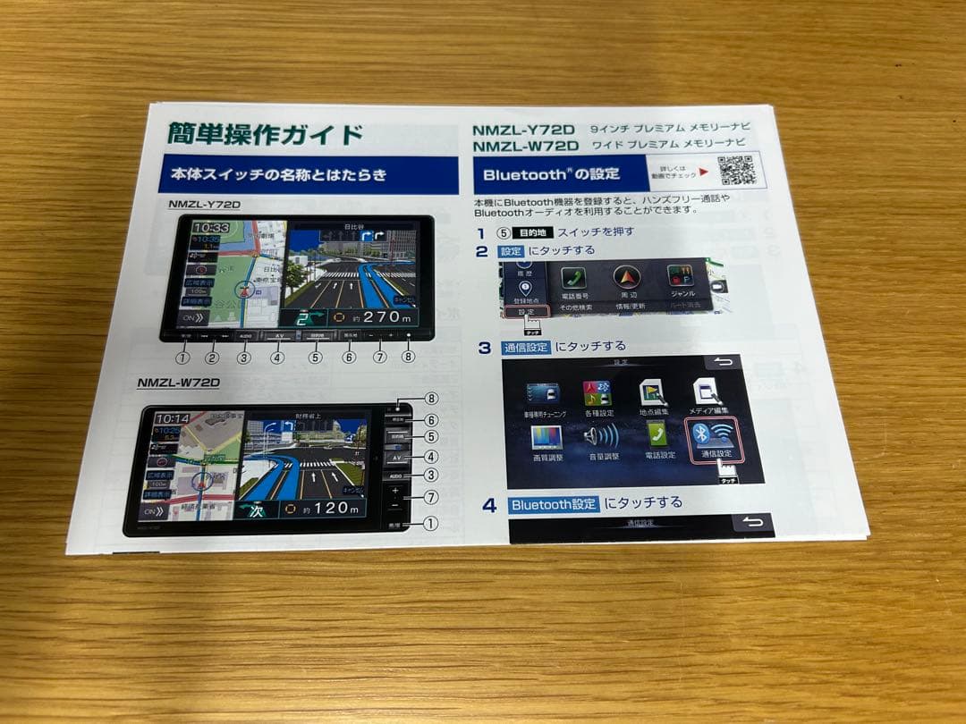 ダイハツ　純正ナビ　ドラレコ　ETC セット　アルパイン　NMZL-Y72D