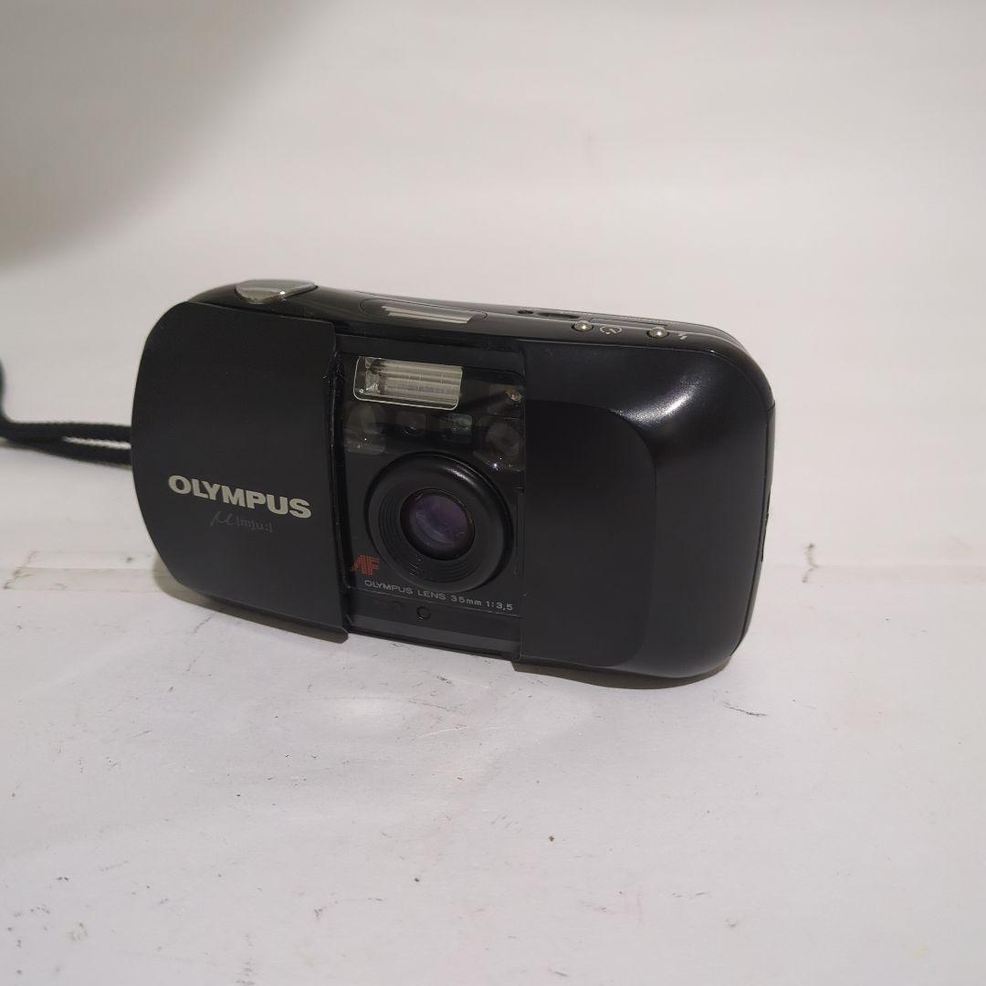 ®*︎様 OLYMPUS μ[mju:]-ブラック コンパクトカメラ　ジャンク