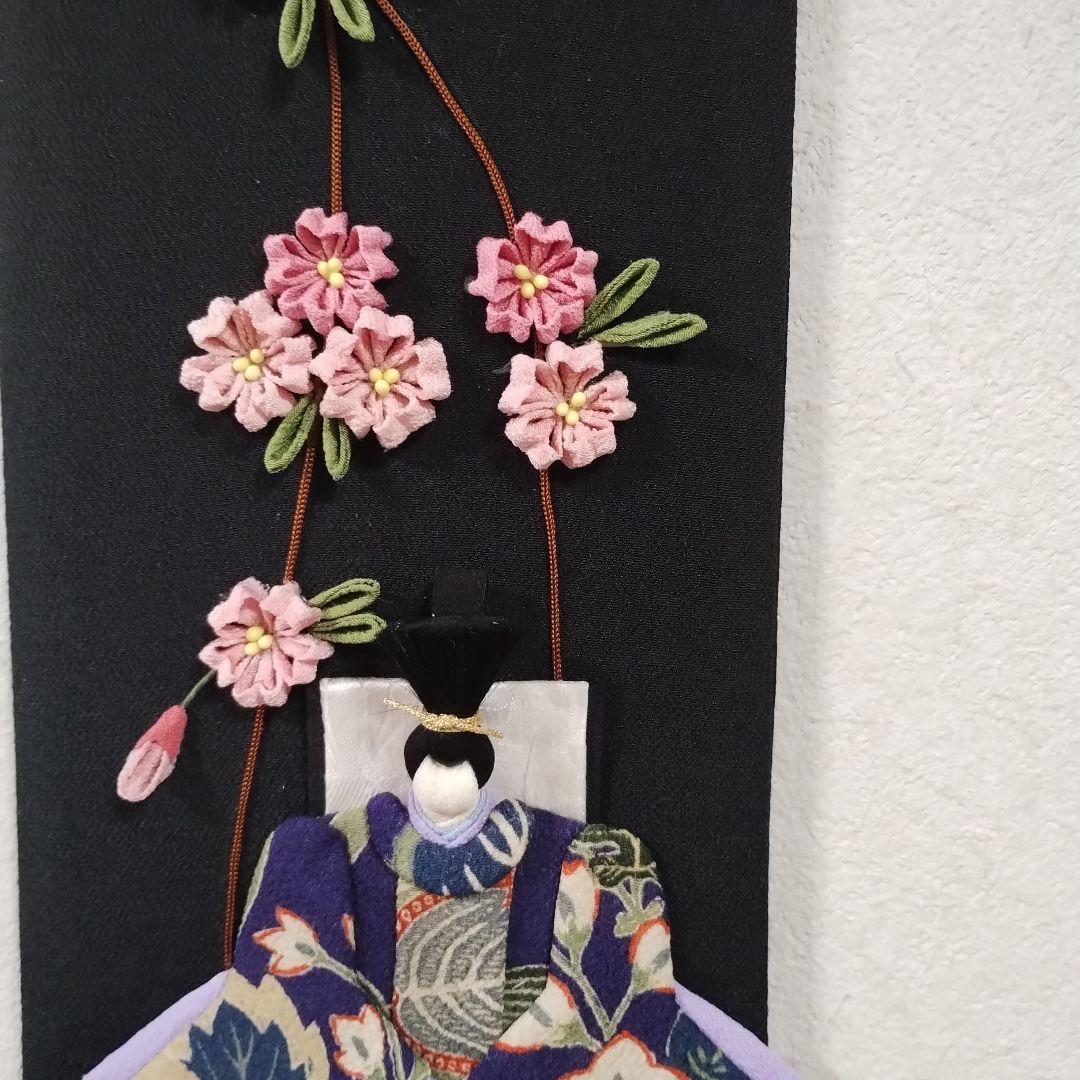 すがいとのお雛様のタペストリー・押し絵・古布・縮緬細工・ハンドメイド（1）