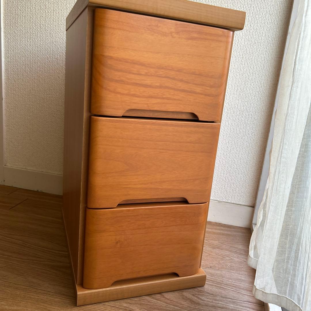 新品　未使用　3段チェスト　刑務所作業