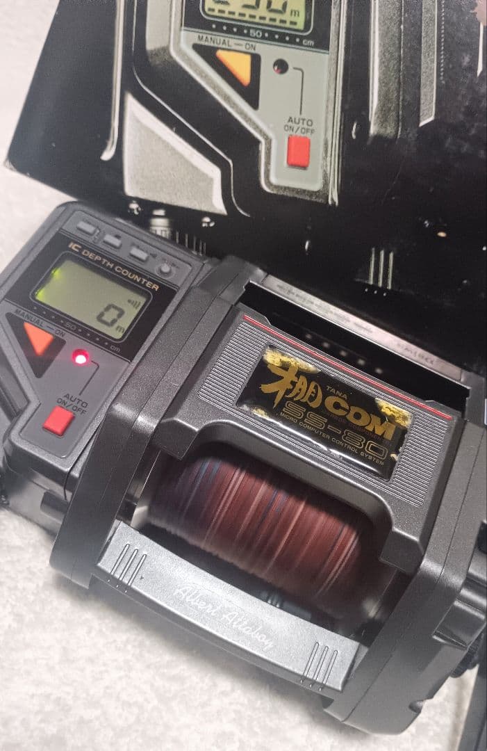 ダイワ棚センサーSS-80電動リール！箱、リール袋電源コード付