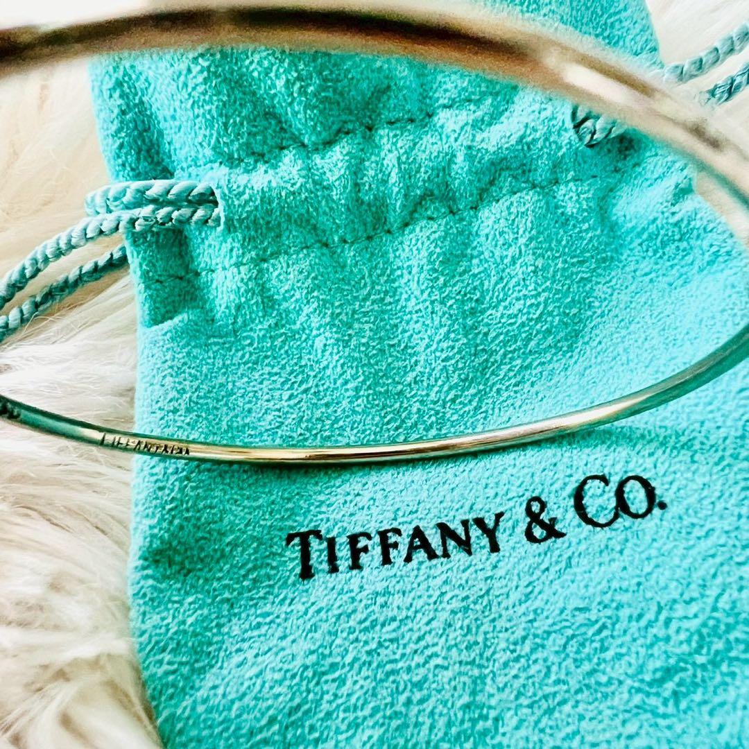 極美品✨TIFFANY　ティファニー　バングル　ラブノット　フック＆アイ　コンビ