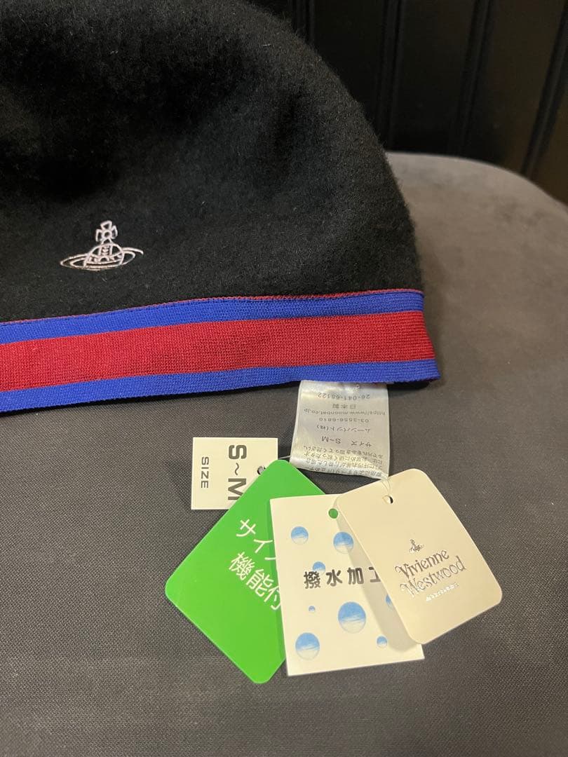 ヴィヴィアン　ウエストウッド　ウール　ベレー帽　ブラック