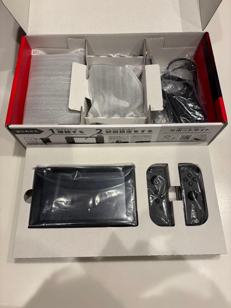【超美品】Nintendo Switch 本体 グレー 全付属品あり