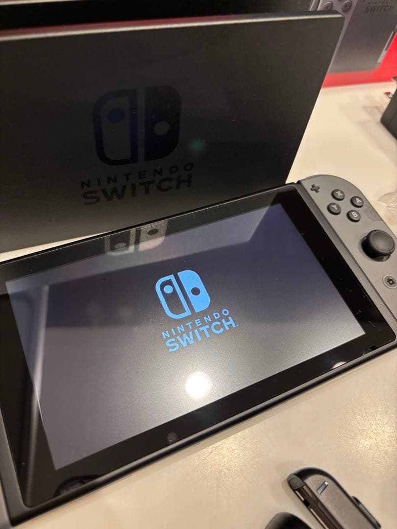 【超美品】Nintendo Switch 本体 グレー 全付属品あり