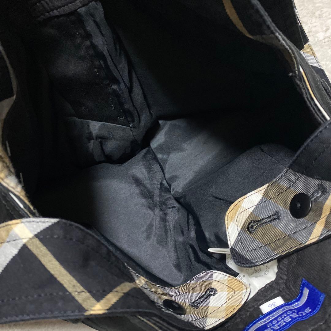 バーバリーブルーレーベル　サロペット　ショートパンツ　ノバ　ギガチェック