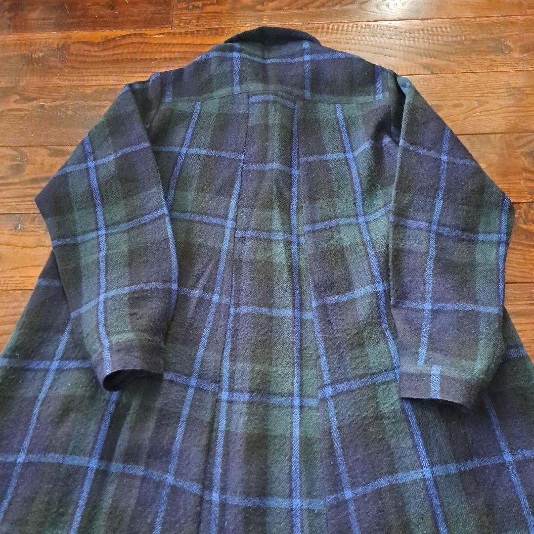 あんこバターさま 専用 コットンハウスaya ウール100% ネイビーチェック