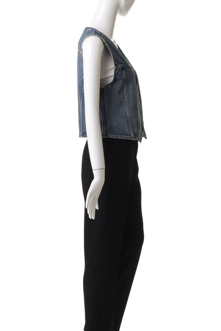 ラングラー×メゾンスペシャル コラボレーションマッドデニムベスト