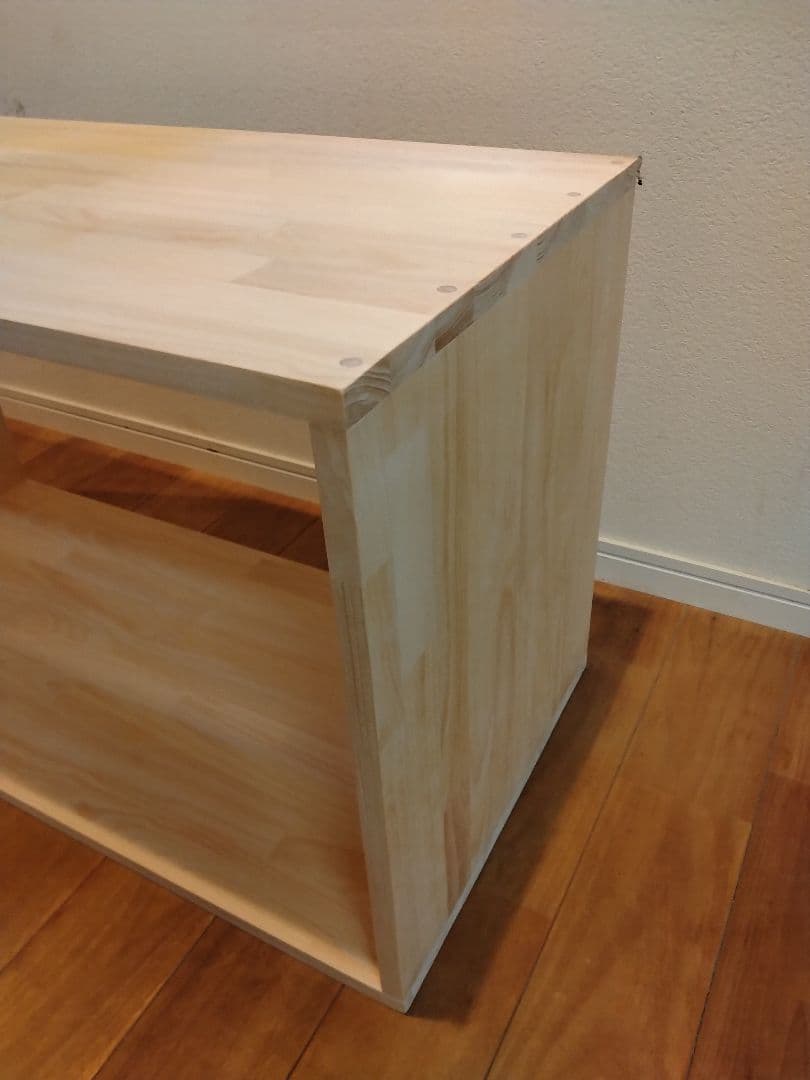 木製　ハンドメイド　オーダー　ロの字　棚　シェルフ　ラック　水槽台　テレビ台