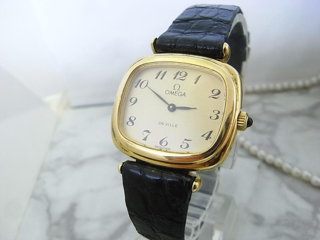 ふりゃ様　ヴィンテージ　OMEGA　オメガ　Silver925　手巻きレディース