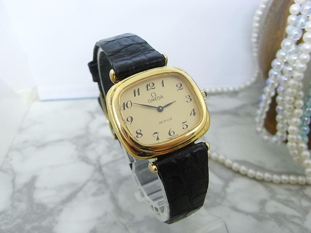 ふりゃ様　ヴィンテージ　OMEGA　オメガ　Silver925　手巻きレディース