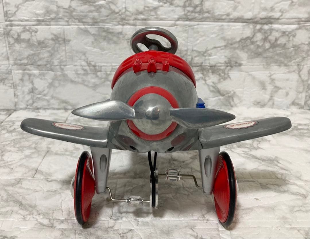 【希少 限定モデル】Coca Cola ペダルエアプレーン シルバー メタル製