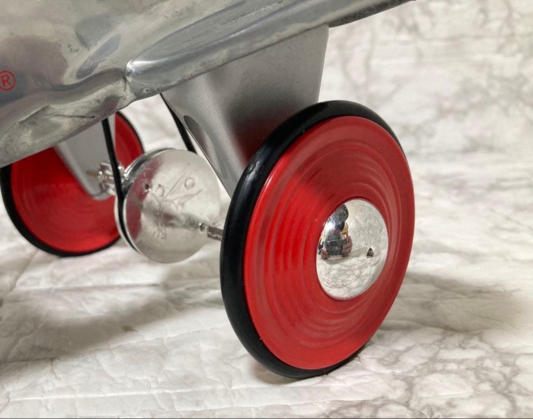 【希少 限定モデル】Coca Cola ペダルエアプレーン シルバー メタル製