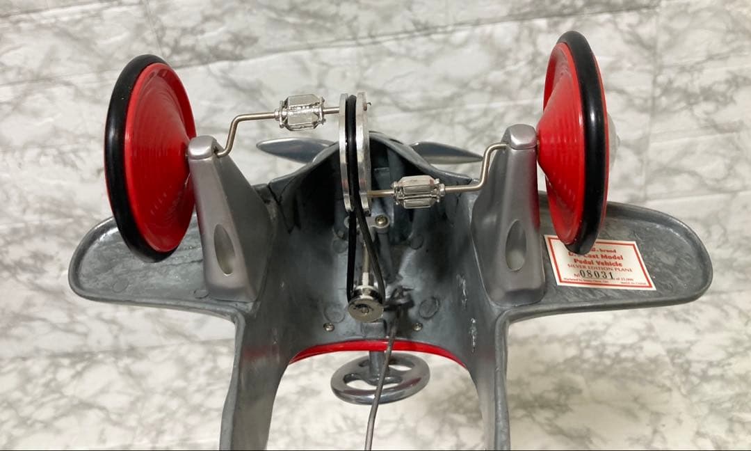 【希少 限定モデル】Coca Cola ペダルエアプレーン シルバー メタル製