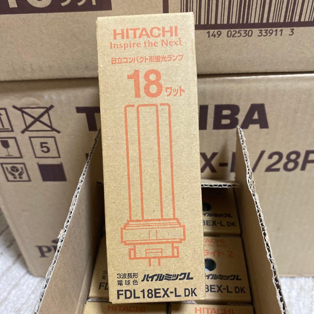 日立コンパクト型蛍光ランプ18Wパラライト2 【1箱10個入✖️2箱】20個