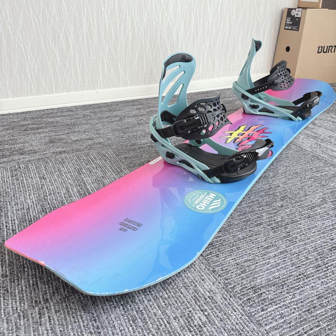 62超豪華❗️LOBSTER×FLUX スノーボードセット★154cm+ビン付