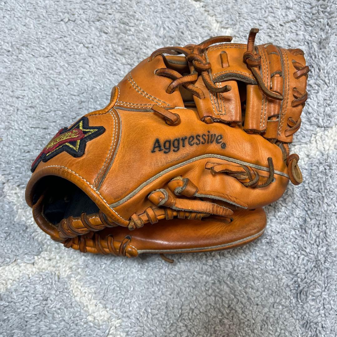 スラッガー Aggressive ブラウンレザーグローブ