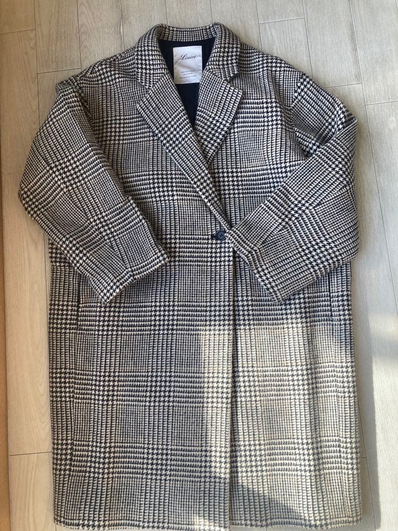 ジャケット・アウター LISIERE CHECK W COAT