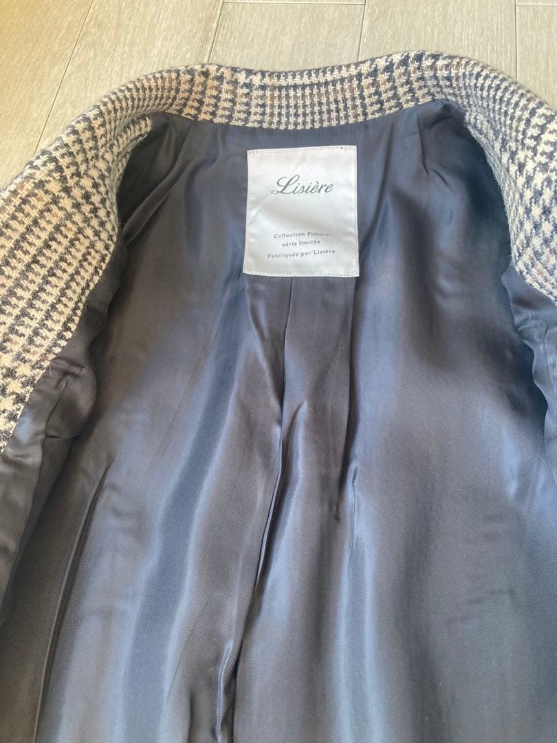 ジャケット・アウター LISIERE CHECK W COAT
