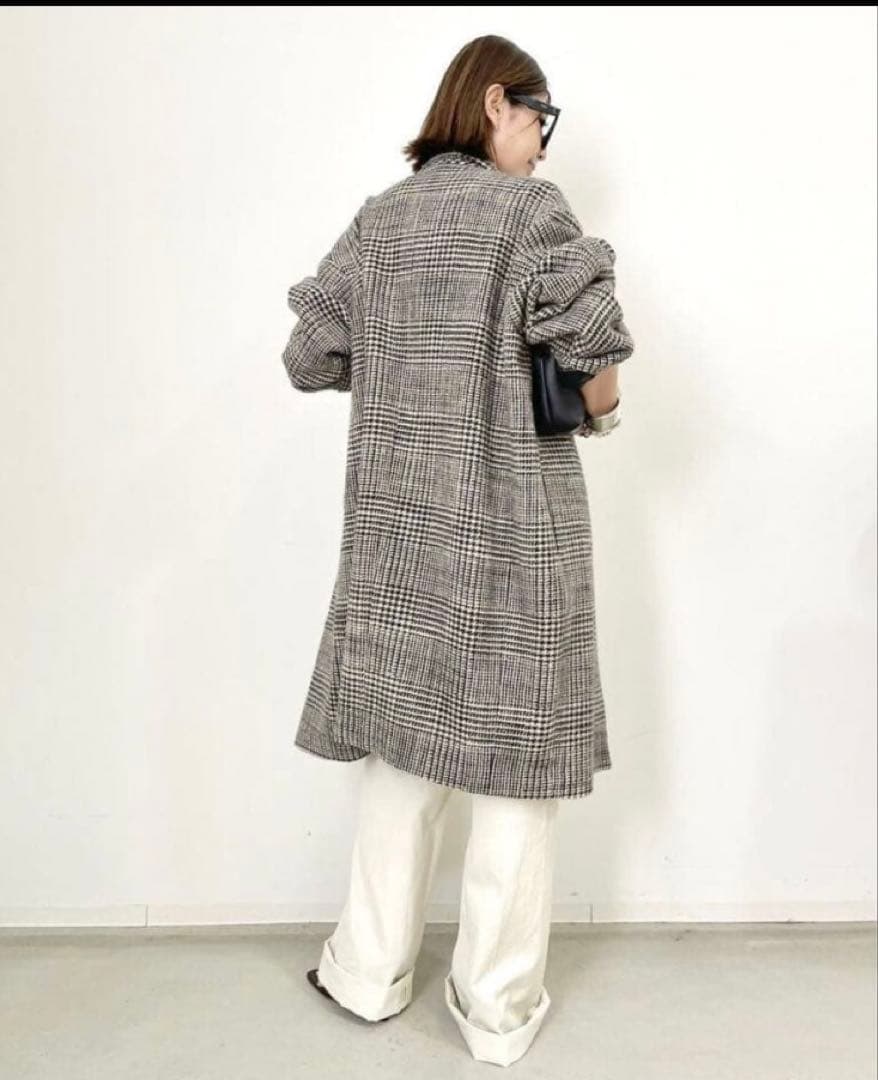 ジャケット・アウター LISIERE CHECK W COAT