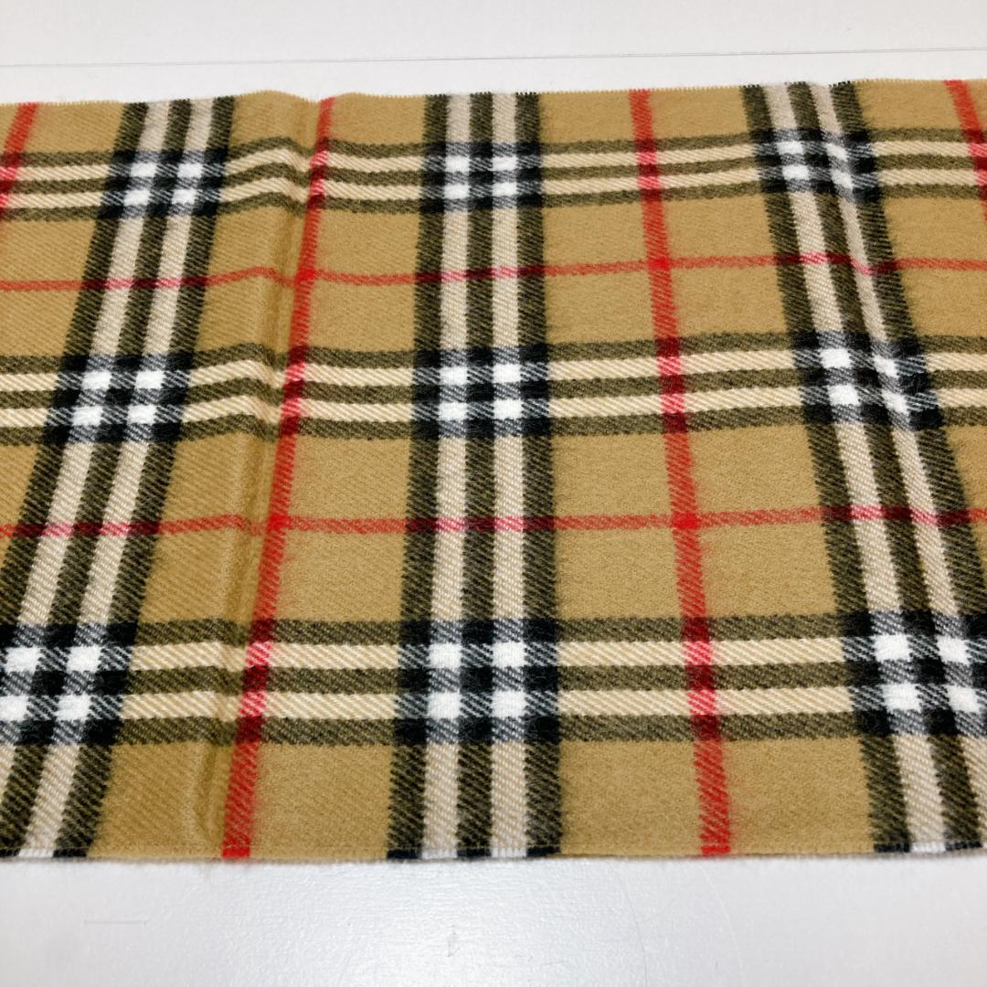 【新品タグ付】Burberrys バーバリー ノバチェック柄 ラムウールマフラー