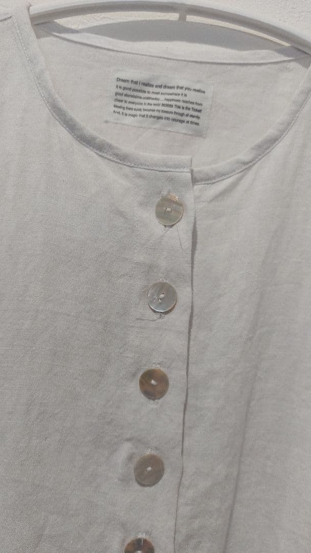 cheer札幌　チュニック　シルバーホワイト