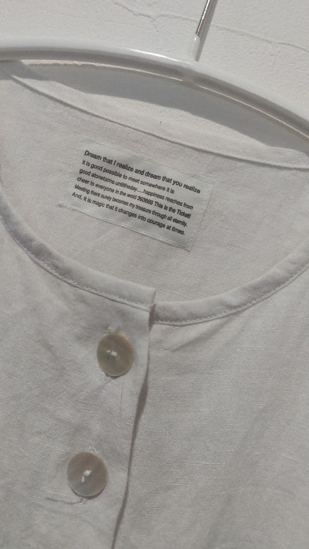 cheer札幌　チュニック　シルバーホワイト