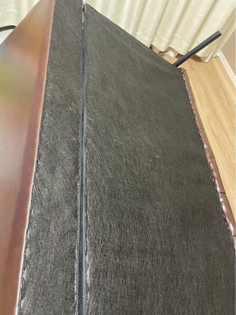 傷・汚れに強い合成皮革 2人用ソファ(Nシールド ステイン2KD DBR)